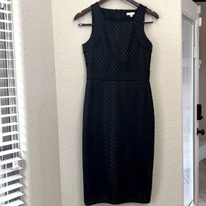 Shoshanna Black Mesh Cocktail Dress womens size 4
